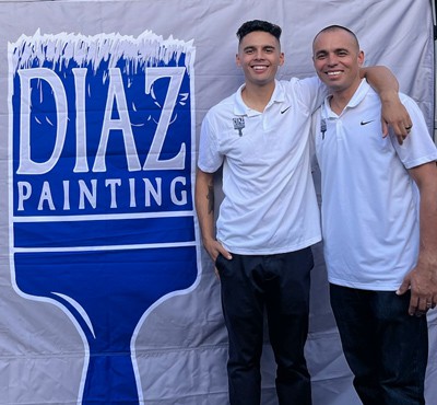 Photo of L to R - Roman Diaz and Rene Diaz - Son and Father
